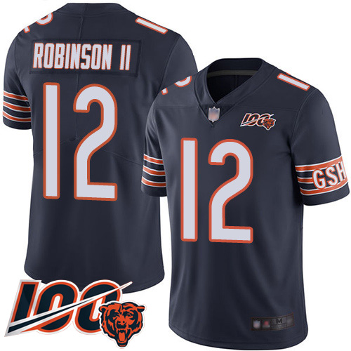Chicago Bears Limited Navy Blue Men Allen Robinson Home Jersey NFL Football #12 100th Season->chicago bears->NFL Jersey